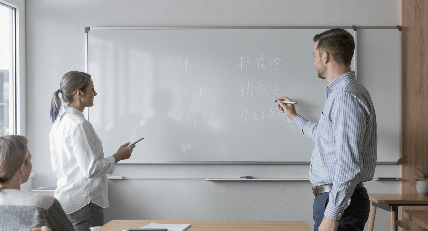Revolutionizing Language Education with AI-Driven Interactive Whiteboards
