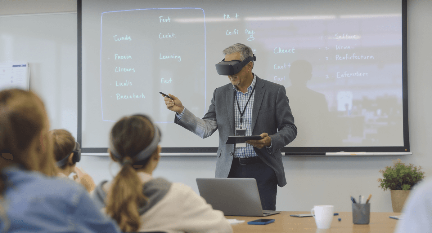 インタラクティブホワイトボードによる語学教育の未来:AIとVRの活用